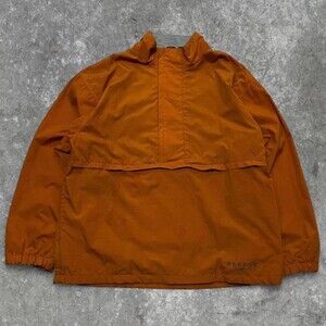 Reebok Orange Windbreaker Jacket Size A 764
